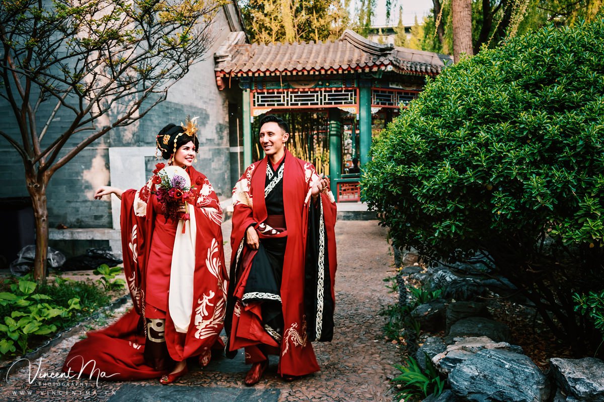 北京郡王府 中式古装婚礼 北京婚礼记实摄影 Bejing wedding photographer
